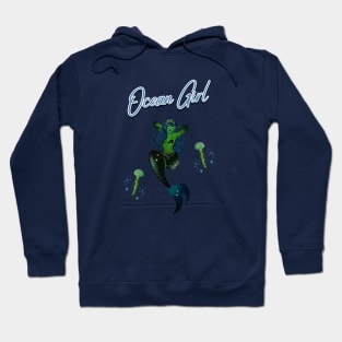 Mermaid The Ocean Girl Hoodie